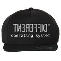Witty Autism Awareness Computing Different Operating Wool Snapback Cap