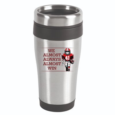 We Almost Always Almost Win Arkansas 16oz Travel Tumbler
