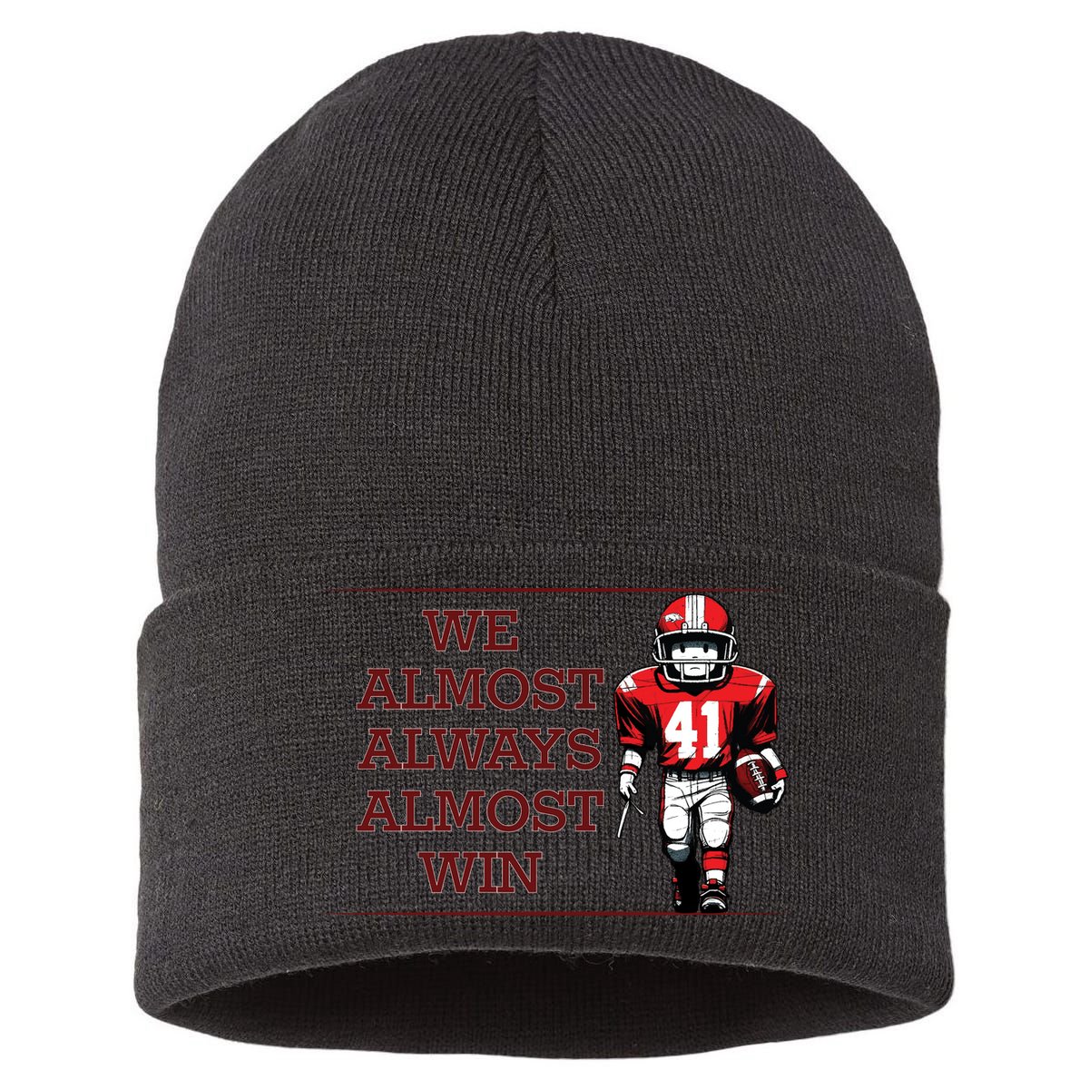 We Almost Always Almost Win Arkansas Sustainable Knit Beanie