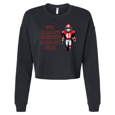 We Almost Always Almost Win Arkansas Cropped Pullover Crew