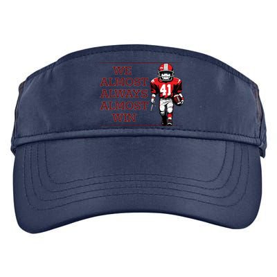 We Almost Always Almost Win Arkansas Adult Drive Performance Visor