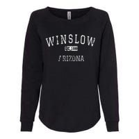 Winslow Arizona Az Vintage Womens California Wash Sweatshirt