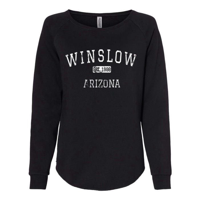 Winslow Arizona Az Vintage Womens California Wash Sweatshirt