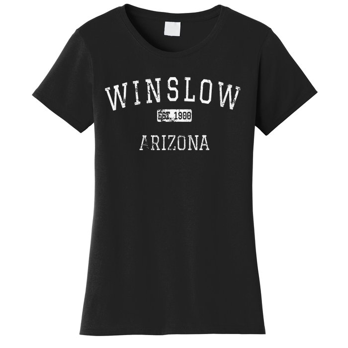 Winslow Arizona Az Vintage Women's T-Shirt