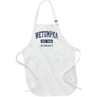 Wetumpka Alabama Al Vintage Sports Established Full-Length Apron With Pockets