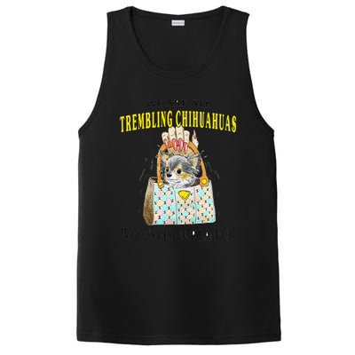 We Are All Trembling Chihuahua In GodS Handbag PosiCharge Competitor Tank