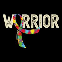 Warrior Autism Awareness Puzzle Ribbon Gift T-Shirt