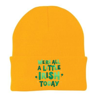 We Are All Little Irish Today, St Patricks Day Knit Cap Winter Beanie