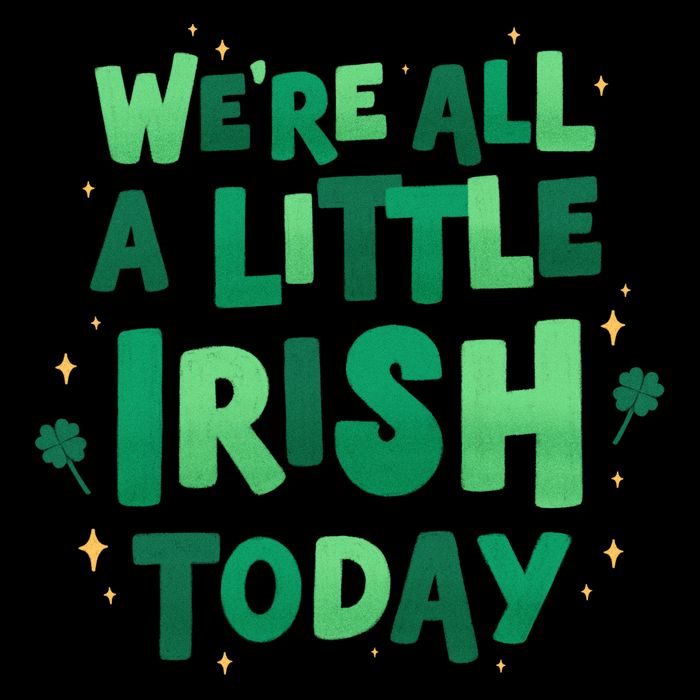 We Are All Little Irish Today, St Patricks Day City Backpack