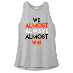 We Almost Always Almost Win Ladies PosiCharge Tri-Blend Wicking Tank