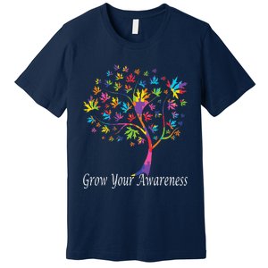 World Autism Awareness Day Grow Your Awareness Premium T-Shirt