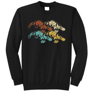 Wildlife Animal Australia Retro Platypus Sweatshirt