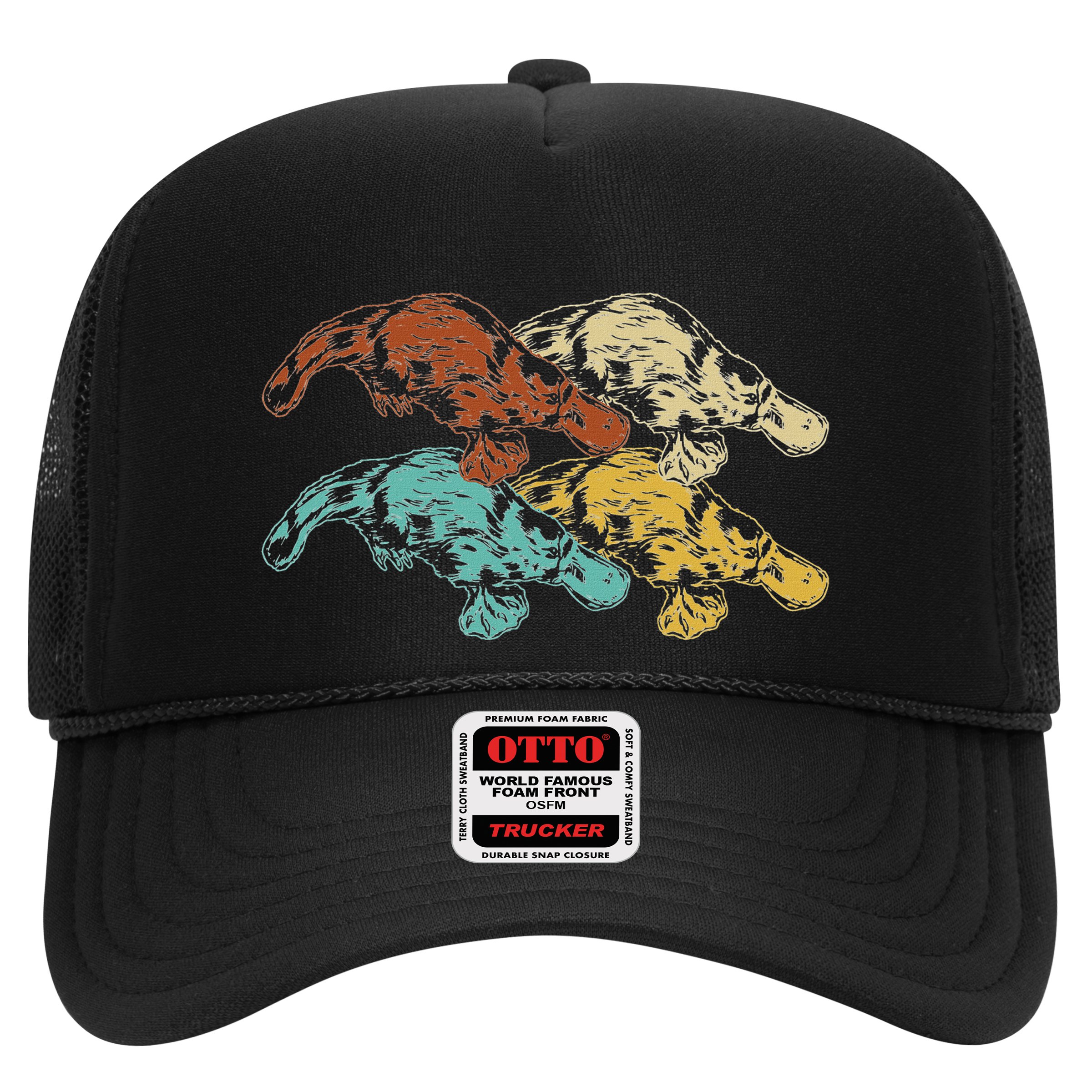 Wildlife Animal Australia Retro Platypus Hat