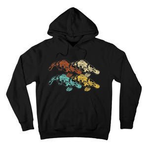 Wildlife Animal Australia Retro Platypus Tall Hoodie