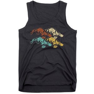 Wildlife Animal Australia Retro Platypus Tank Top