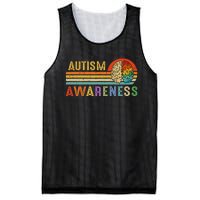 World Autism Awareness Neurodiversity Autistic April Sunset Mesh Reversible Basketball Jersey Tank