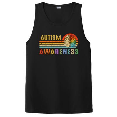 World Autism Awareness Neurodiversity Autistic April Sunset PosiCharge Competitor Tank