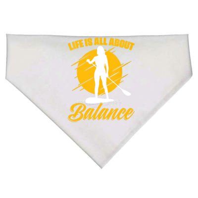 Womens All About Balance SUP Boarding Paddling Stand Up Paddle USA-Made Doggie Bandana