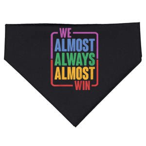 We Almost Always Almost Win USA-Made Doggie Bandana