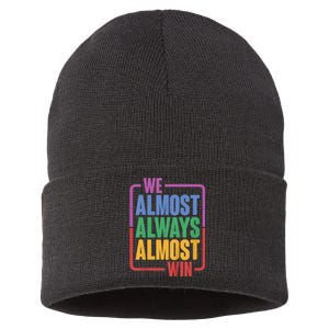 We Almost Always Almost Win Sustainable Knit Beanie