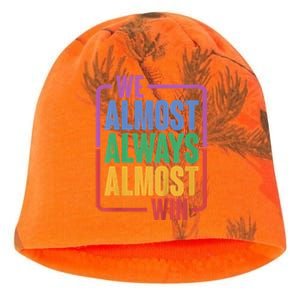 We Almost Always Almost Win Kati - Camo Knit Beanie