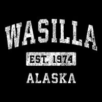 Wasilla Alaska Ak Vintage Established Sports Toddler T-Shirt