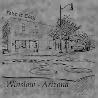 Winslow Arizona AZ US 66 Take It Easy Est. 1926 Mother Road Tall Hoodie