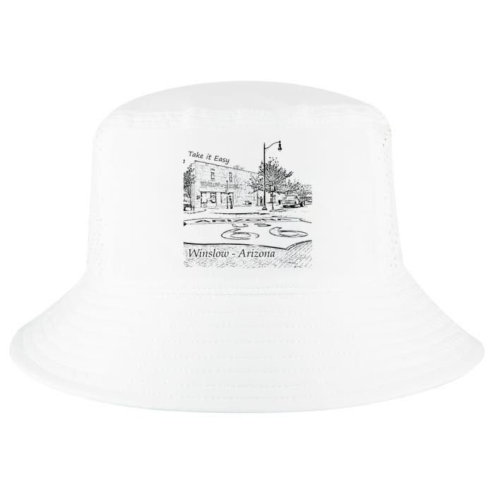Winslow Arizona AZ US 66 Take It Easy Est. 1926 Mother Road Cool Comfort Performance Bucket Hat