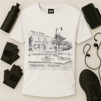 Winslow Arizona AZ US 66 Take It Easy Est. 1926 Mother Road Performance Shirt