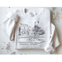 Winslow Arizona AZ US 66 Take It Easy Est. 1926 Mother Road Sweatshirt