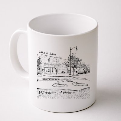 Winslow Arizona AZ US 66 Take It Easy Est. 1926 Mother Road Mug