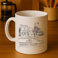 Winslow Arizona AZ US 66 Take It Easy Est. 1926 Mother Road Mug