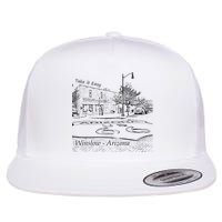 Winslow Arizona AZ US 66 Take It Easy Est. 1926 Mother Road Flat Bill Trucker Hat