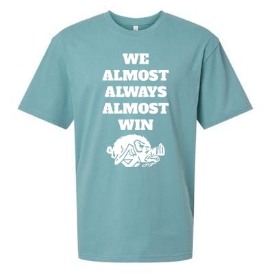 We Almost Always Almost Win Funny Sueded Cloud Jersey T-Shirt