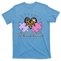 Wild About Acceptance Autism Awareness Puzzle Heart T-Shirt