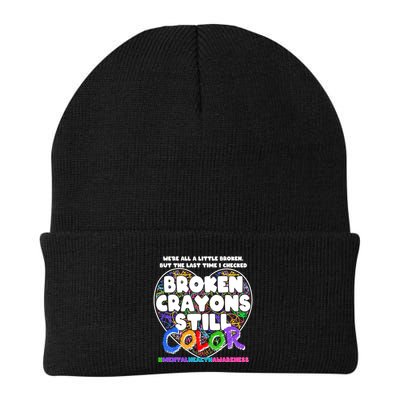 We're All A Little Broken But The Last Time I Checked Broken Crayons Still Color Knit Cap Winter Beanie