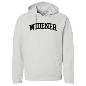 Widener Athletic Arch College University ! Alumni Performance Fleece Hoodie