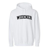 Widener Athletic Arch College University ! Alumni Garment-Dyed Fleece Hoodie