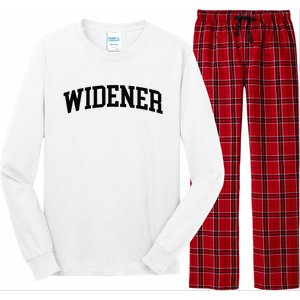 Widener Athletic Arch College University ! Alumni Long Sleeve Pajama Set