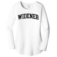 Widener Athletic Arch College University ! Alumni Women's Perfect Tri Tunic Long Sleeve Shirt