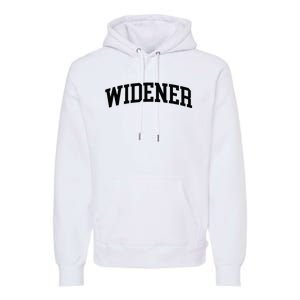 Widener Athletic Arch College University ! Alumni Premium Hoodie