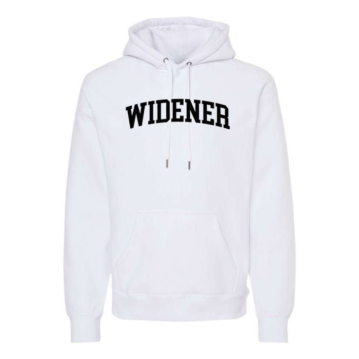 Widener Athletic Arch College University ! Alumni Premium Hoodie