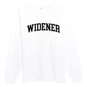 Widener Athletic Arch College University ! Alumni Premium Crewneck Sweatshirt