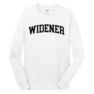 Widener Athletic Arch College University ! Alumni Tall Long Sleeve T-Shirt