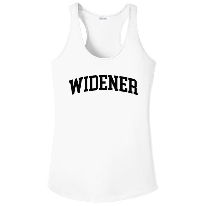 Widener Athletic Arch College University ! Alumni Ladies PosiCharge Competitor Racerback Tank