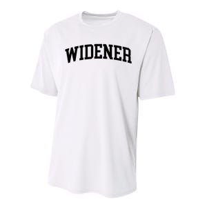 Widener Athletic Arch College University ! Alumni Performance Sprint T-Shirt