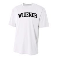 Widener Athletic Arch College University ! Alumni Performance Sprint T-Shirt