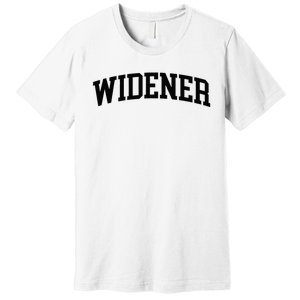 Widener Athletic Arch College University ! Alumni Premium T-Shirt