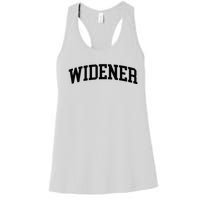 Widener Athletic Arch College University ! Alumni Women's Racerback Tank