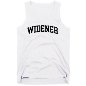 Widener Athletic Arch College University ! Alumni Tank Top